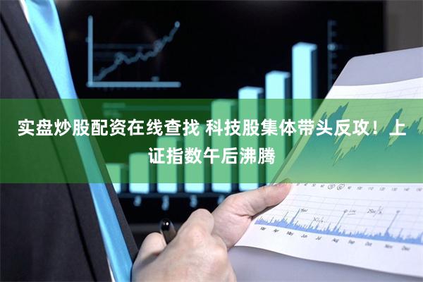 实盘炒股配资在线查找 科技股集体带头反攻！上证指数午后沸腾