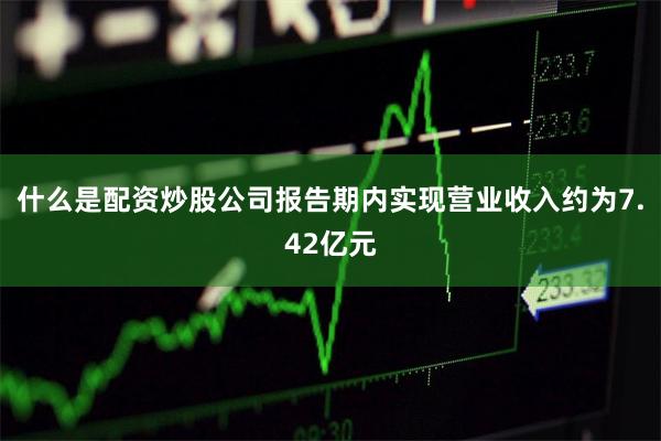 什么是配资炒股公司报告期内实现营业收入约为7.42亿元